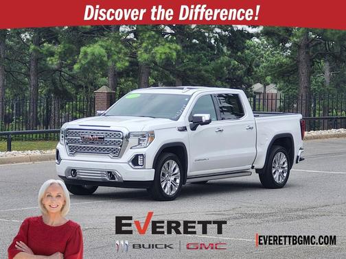 White Frost Tricoat 2019 GMC Sierra 1500 Denali