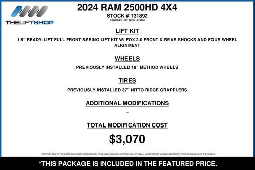 2024 RAM 2500 Laramie Crew Cab 4x4 6'4' Box