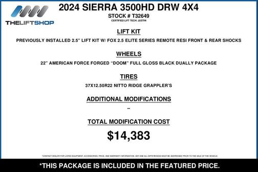 Summit White 2024 GMC Sierra 3500 Denali