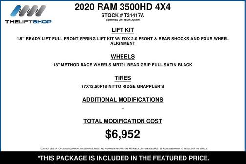 Flame Red Clearcoat 2020 RAM 3500 Laramie Crew Cab 4x4 6'4' Box