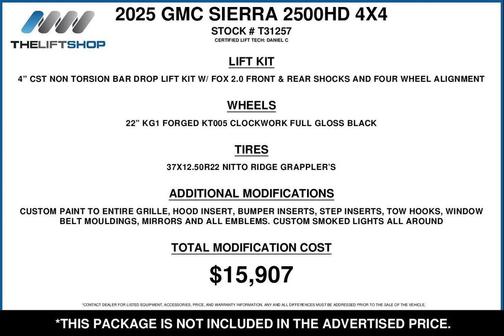 2025 GMC Sierra 2500 Denali Ultimate