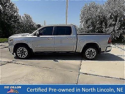 Billet Silver Clearcoat Metallic 2025 RAM 1500 Laramie