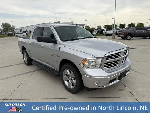 Bright Silver Clearcoat Metallic 2017 RAM 1500 Big Horn