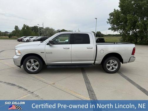 Bright Silver Clearcoat Metallic 2017 RAM 1500 Big Horn