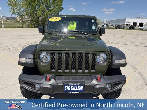 Sarge Green Clearcoat 2023 Jeep Wrangler Rubicon