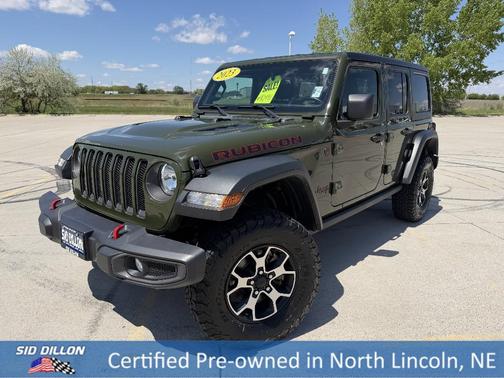Sarge Green Clearcoat 2023 Jeep Wrangler Rubicon