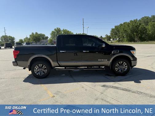 Magnetic Black 2017 Nissan Titan Platinum Reserve