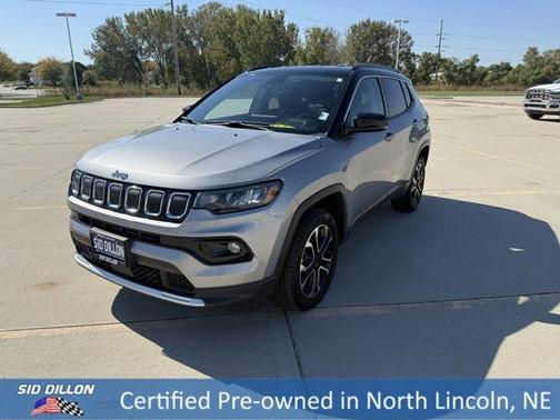 Billet Silver Clearcoat Metallic 2022 Jeep Compass Limited
