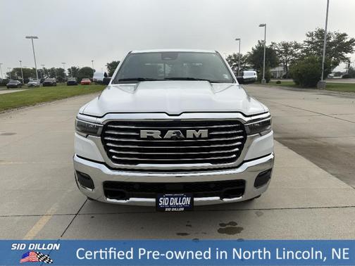 Bright White Clearcoat 2025 RAM 1500 Laramie