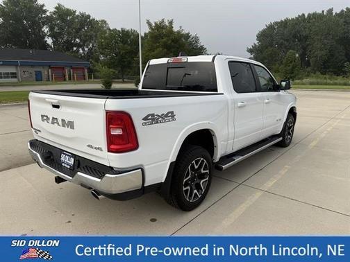 Bright White Clearcoat 2025 RAM 1500 Laramie