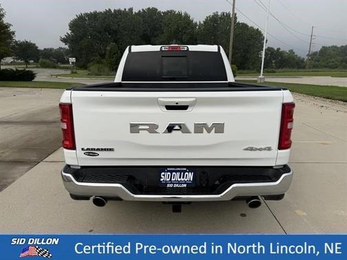 Bright White Clearcoat 2025 RAM 1500 Laramie