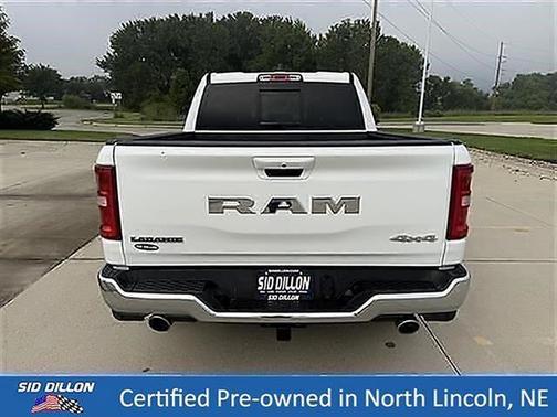 Bright White Clearcoat 2025 RAM 1500 Laramie