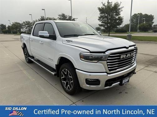 Bright White Clearcoat 2025 RAM 1500 Laramie
