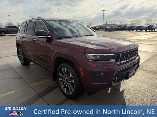 Velvet Red Pearlcoat 2023 Jeep Grand Cherokee Overland