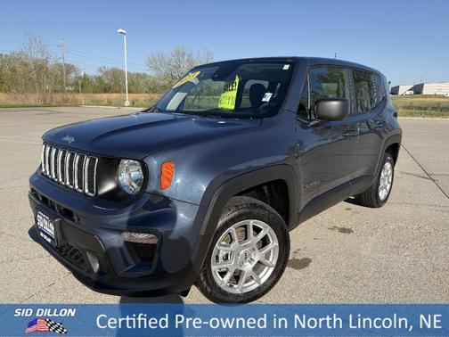 Slate Blue Pearlcoat 2023 Jeep Renegade Latitude