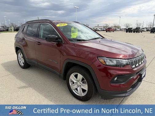 Velvet Red Pearlcoat 2022 Jeep Compass Latitude