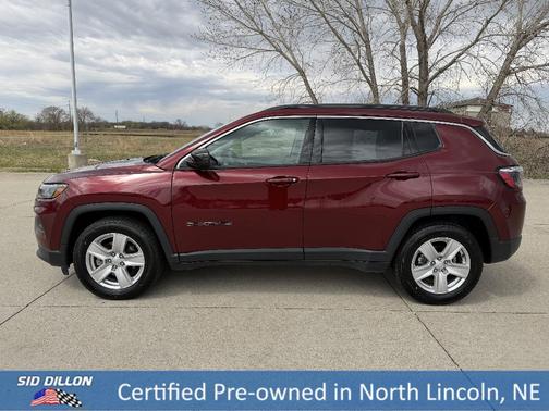 Velvet Red Pearlcoat 2022 Jeep Compass Latitude
