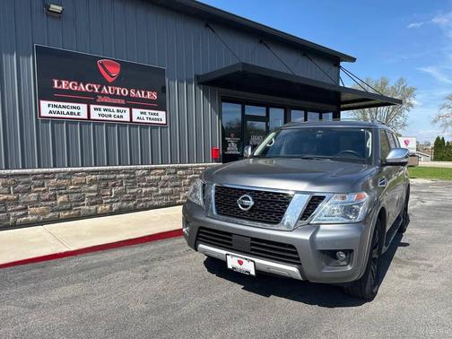 GREY 2018 Nissan Armada Platinum
