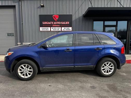 Deep Impact Blue Metallic 2014 Ford Edge SE