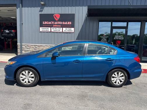BLUE 2012 Honda Civic LX