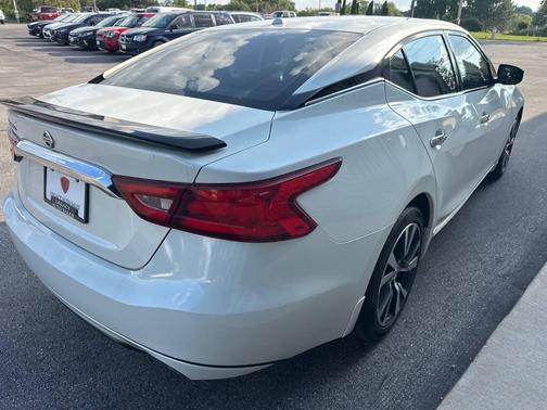 Pearl White 2017 Nissan Maxima 3.5 S