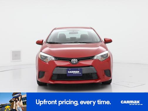 Red 2016 Toyota Corolla LE