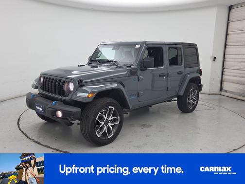 Gray 2024 Jeep Wrangler 4xe Sport S