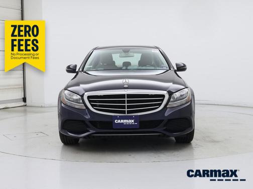 Blue 2017 Mercedes-Benz C-Class