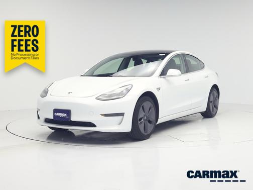 White 2019 Tesla Model 3 Long Range
