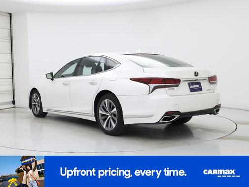 White 2019 Lexus LS 500