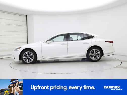 White 2019 Lexus LS 500