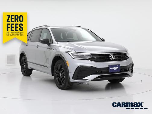 Silver 2022 Volkswagen Tiguan SE R-Line Black