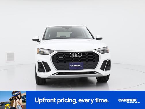 White 2022 Audi Q5 S-Line Premium