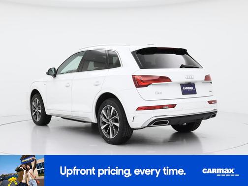 White 2022 Audi Q5 S-Line Premium