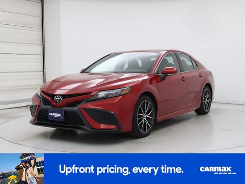 Red 2021 Toyota Camry SE