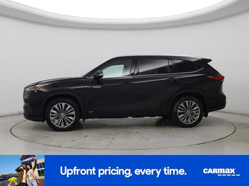 Black 2020 Toyota Highlander Hybrid Platinum
