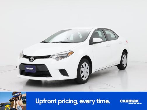White 2015 Toyota Corolla L