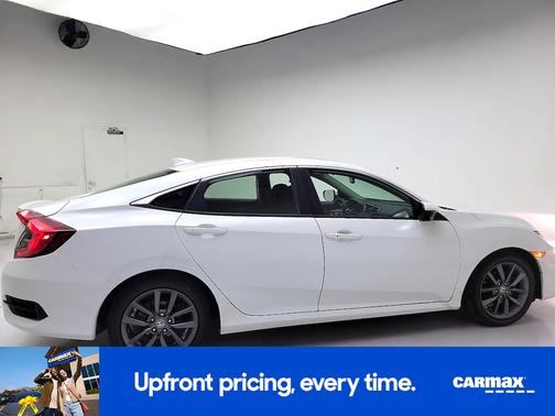 White 2021 Honda Civic EX