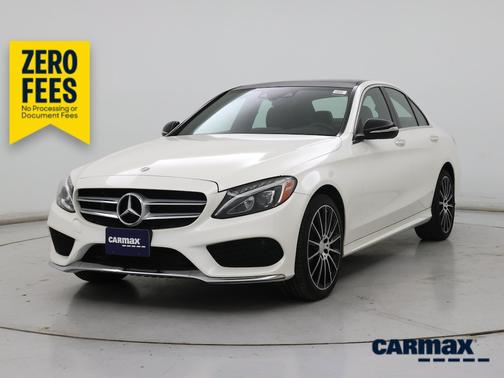 White 2015 Mercedes-Benz C-Class