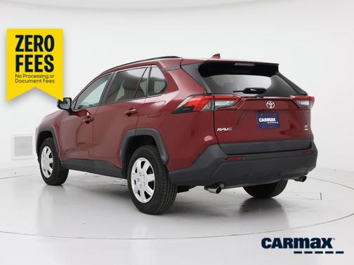 Red 2020 Toyota RAV4 LE