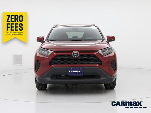 Red 2020 Toyota RAV4 LE