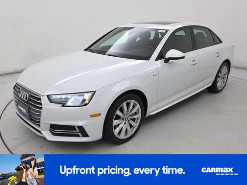 White 2018 Audi A4 Premium