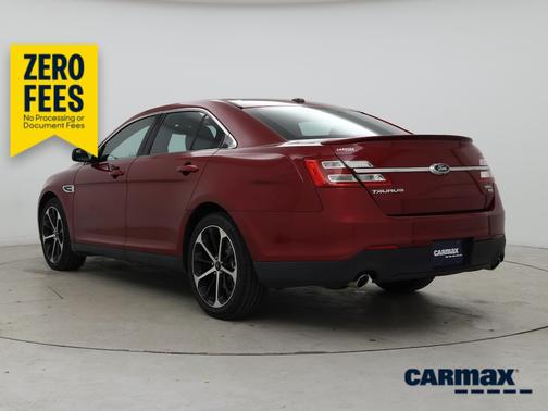 Red 2016 Ford Taurus SEL