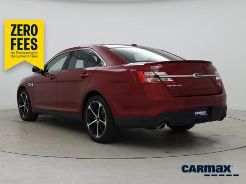 Red 2016 Ford Taurus SEL