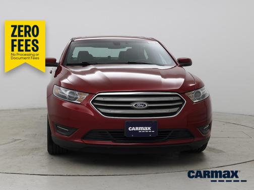 Red 2016 Ford Taurus SEL