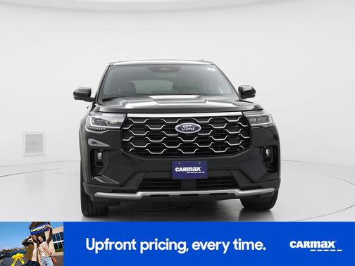 Black 2025 Ford Explorer Platinum