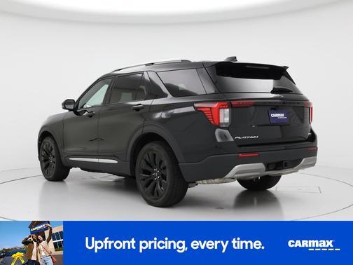 Black 2025 Ford Explorer Platinum