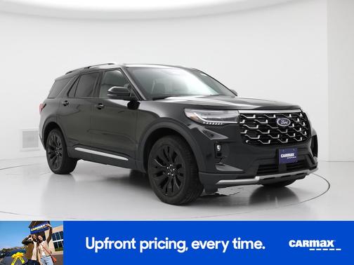 Black 2025 Ford Explorer Platinum