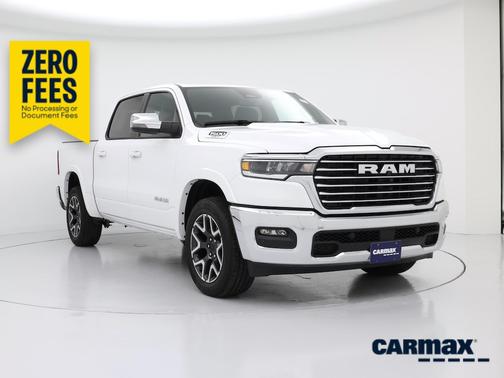 White 2025 RAM 1500 Laramie