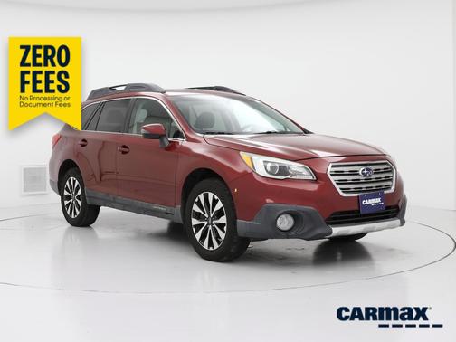Red 2015 Subaru Outback Limited